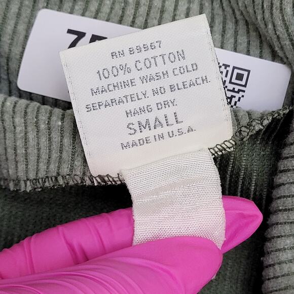 Vintage No-Limits Crop Ribbed Jacket Womens Small 20x16 USA - Picture 8 of 13